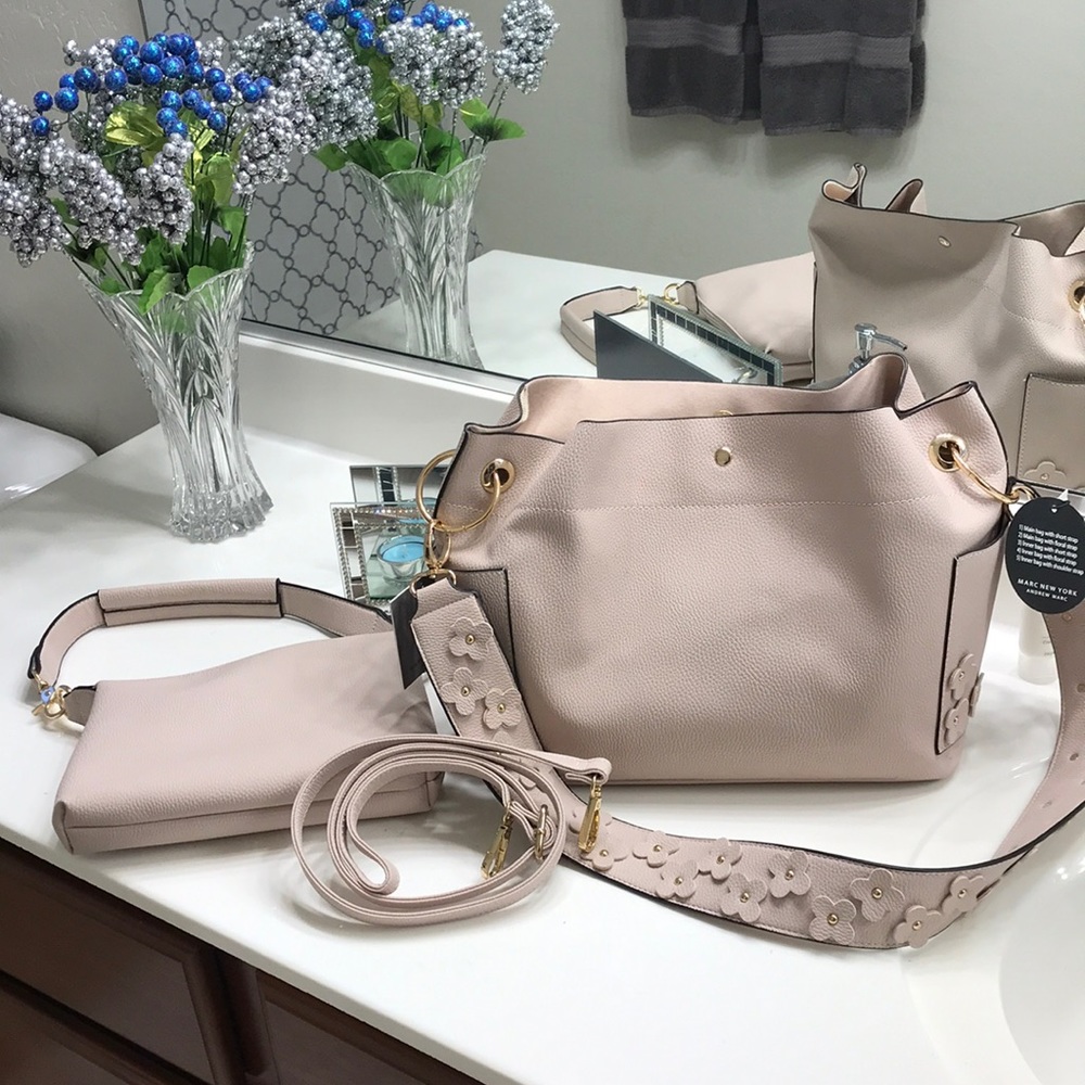 SOLD - JUST IN -Blush (khaki) Marc New York “5 Bags in 1”